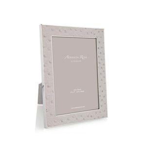 NIB elegant faux ostrich leather frame